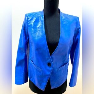 Short Designer Leather Jacket